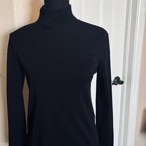ZARA Black long sleeve mock neck sweater
